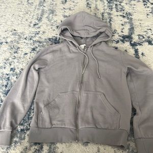 H&M ashy purple XS full zip hoodie